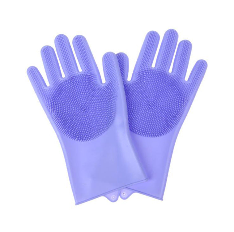 Silicone Pet Grooming Bath Glove – Massage & Deshedding