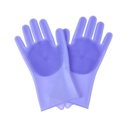 Silicone Pet Grooming Bath Glove – Massage & Deshedding