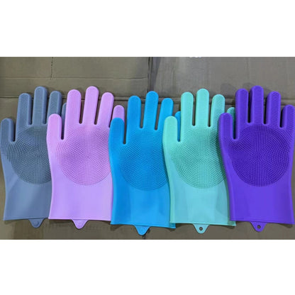 Silicone Pet Grooming Bath Glove – Massage & Deshedding