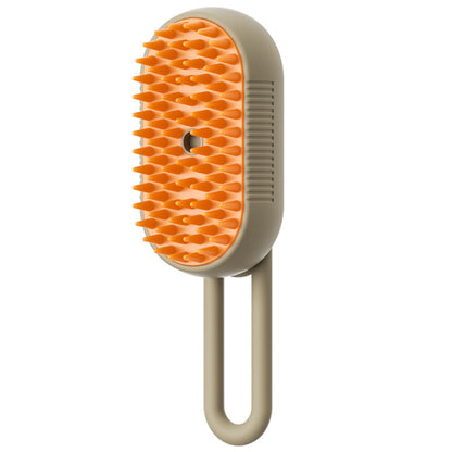 Electric Pet Grooming Brush With Steam Spray Function