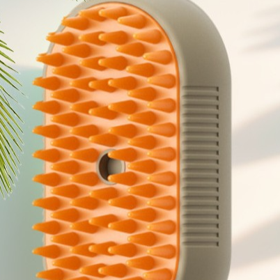 Electric Pet Grooming Brush With Steam Spray Function