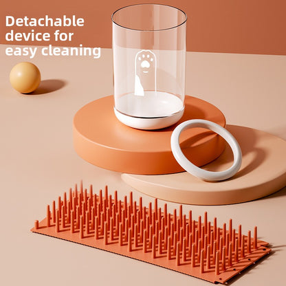 No-Rub Pet Paw Washer Cup With Soft Internal Brushes
